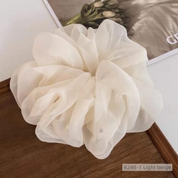 Chiffon big hair scrunchies - Image 3