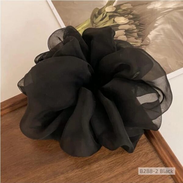 Chiffon big hair scrunchies - Image 4