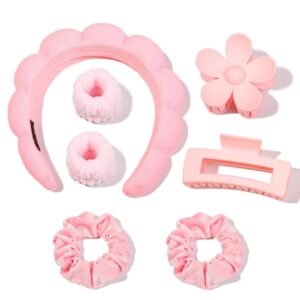Pink facewashing set