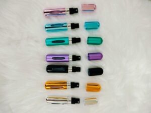 5ml designer inspired perfume in refillable atomizer