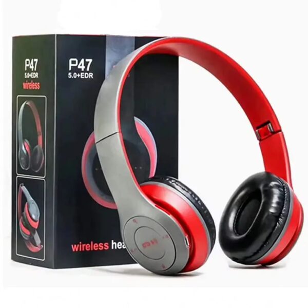 P47 foldable wireless bluetooth headphone - Image 5